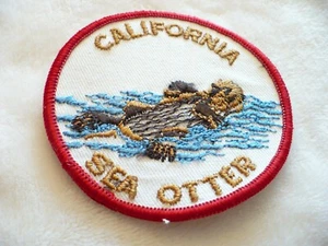 NX- CALIFORNIA SEA OTTO (VINTAGE CLOTH EMBROIDERED PATCH) #25090 - Picture 1 of 8