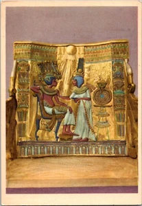 TUT ANK AMEN'S TREASURES Egypt Continental Postcard CA15 - Picture 1 of 2