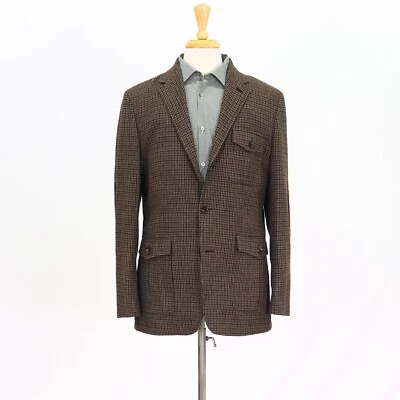 Tasso Elba 40R Brown Sport Coat Blazer Jacket HT 3B Wool - Image 1 of 4