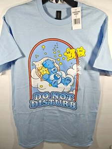Care Bear Bedtime Bear Women's Size Medium Do Not Disturb Graphic T-Shirt NWT - Picture 1 of 6