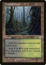 Tainted Wood Torment HEAVILY PLD Land Uncommon MAGIC THE GATHERING CARD ABUGames