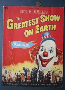 1952 Paramount The Greatest Show On Earth Movie Program Cecil B. DeMille SCARCE- - Picture 1 of 1