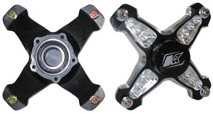 KEIZER ALUMINUM MICRO SPRINT HUB SET,4 SPOKE,4 LUG,WITH ROTOR MOUNT ON LEFT - Picture 1 of 1