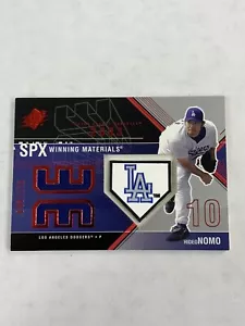 2003 SPx Winning Materials Red 175 /175 Hideo Nomo #WM-HN2 - Picture 1 of 2