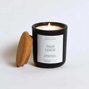 Rough Linen 100% Soy Candle Fresh Linen 4oz Brand New - Picture 1 of 2