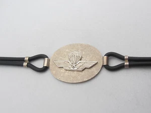 Para: Bracelet Silver 925 And Rubber - Bracelet Patent Para - Picture 1 of 3