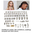 106pcs Dreadlocks Hair Rings Alloy Different Shapes Exquisite Patterns Hair EOM