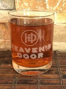 HEAVEN'S DOOR Collectible Whiskey Glass 8 Oz - Picture 1 of 1