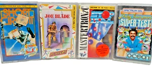 ZX Spectrum Games x4 (Cortocircuito, Joe Blade, Daley Thompson) Arcade/Avventura - Foto 1 di 19