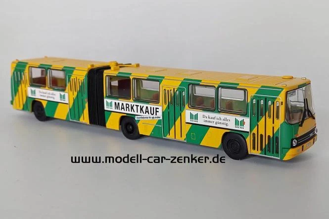 MCZ Brekina Ikarus 280.02 Gelenkbus LVB Leipzig Marktkauf - Bild 1 von 1