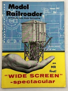 Model Railroader Magazine - Feb 1957 - How-to - Railroading - Trains - Layouts - Picture 1 of 2