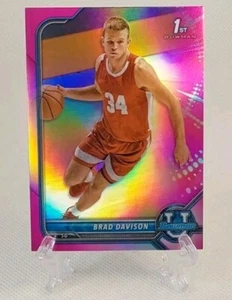 π2022 bowman university BRAD DAVISON (rookie/fuchsia refractor) #30π - Picture 1 of 2