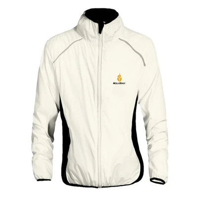 WOSAWE Ciclismo Impermeable Chaqueta Bicicleta Carreras Reflectante Viento Jersey Foto 1 de 4