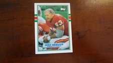 1989 TOPPS TRADED # 131T MIKE WEBSTER  FOOTBALL CARD