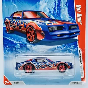 Hot Wheels 2010 HW Race World Volcano Pontiac Firebird Hot Bird (Bad Card) - U - Picture 1 of 5