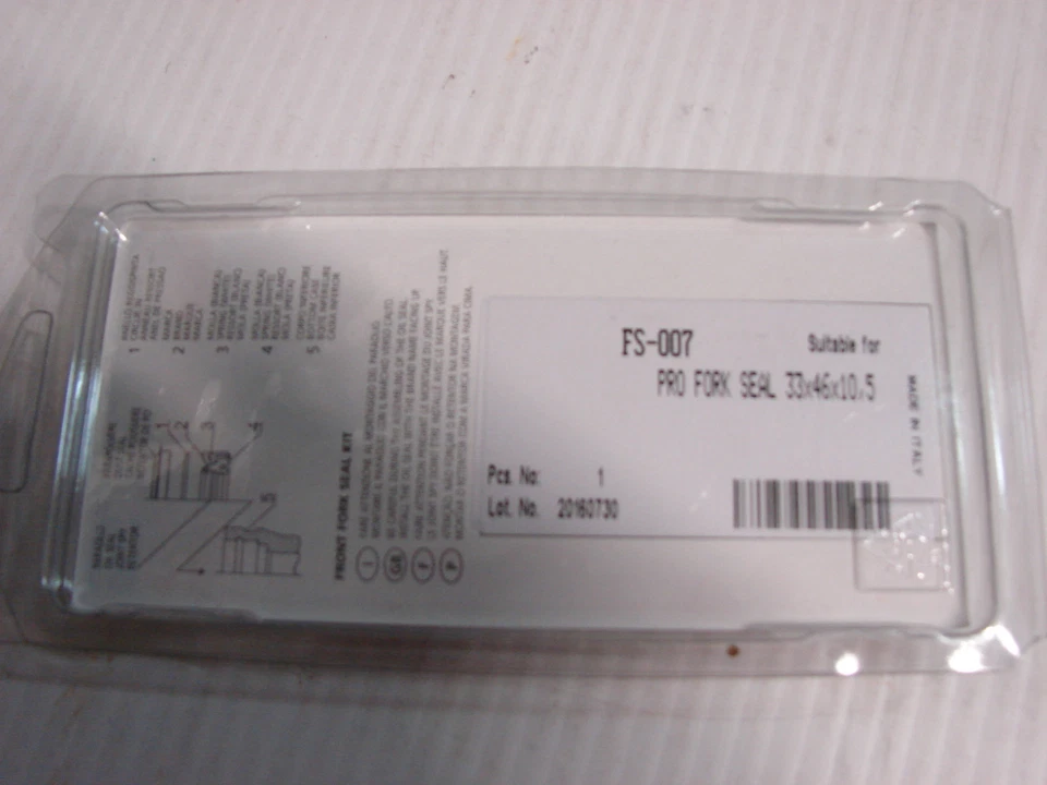 Juego de sellos de horquilla Pro FS-007 para bicicletas que se enumeran a continuación. 33x46x10,5 mm Foto 1 de 1
