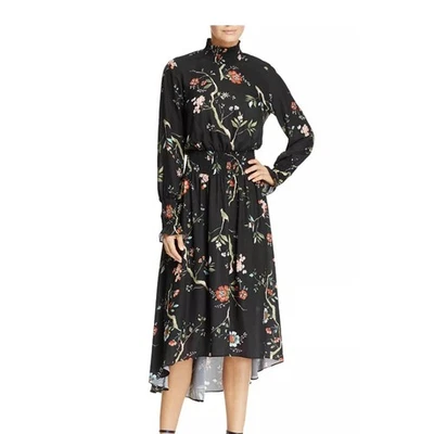 Vestido feminino novo com etiquetas Nanette Lepore gola alta preto - Tamanho 10 - Imagem 1 de 4