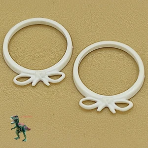 x2 Playmobil white bow-hat-top hat-victorian pamela-sailors schooner - Picture 1 of 1