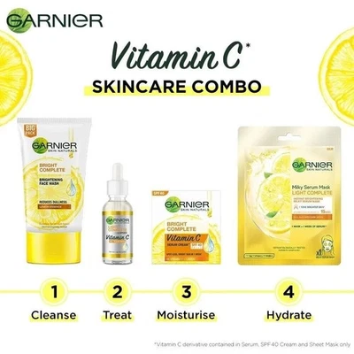 Garnier Vitamin C Skincare Combo (4 pcs) - Image 1 of 4