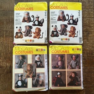 McCalls Sewing Pattern P245 Bundle Infant Toddler Halloween Costumes 6 mo-4 CUT - Picture 1 of 3