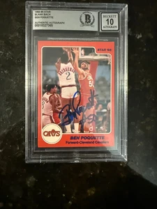 1984-85 Star Company BEN POQUETTE Blank Back Auto Signed BAS Slabbed - Picture 1 of 2