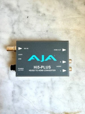 AJA HI5-PLUS HD/SD to HDMI Converter Used, Great Working Condition - Image 1 of 4