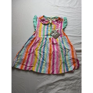 Matilda Jane Happy Thoughts Top Regenbogen Neu mit Etikett Shirt Schule Kragen Größe 4 - Bild 1 von 4