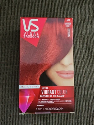 Color de pelo permanente rojo Vidal Sassoon ultra vibrante 6RR London Luxe Runway Foto 1 de 4