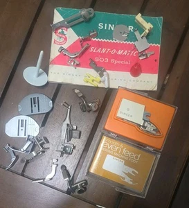 Vintage Singer Sewing Machine Parts Lot (Slant-O-Matic 503 Special Manual) - Picture 1 of 6