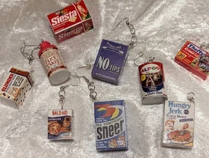 VTG HYSTERICALLY FUNNY INTERCHANGEABLE DANGLE EARRINGS - Picture 1 of 24