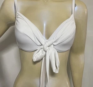 La Blanca bikini Top size 6 White Under Wire New - Picture 1 of 9