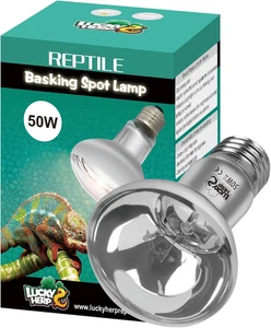 UVA Basking Spot Light Reptile Heat Lamp 50W, Simulated Natural Sunlight - Picture 1 of 12