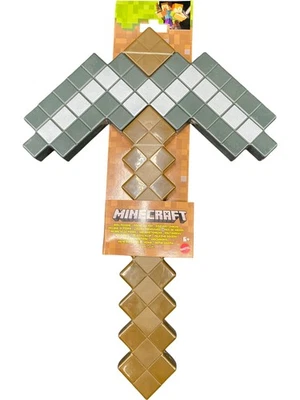 Minecraft Iron Pickaxe Mattel Toy 6+ Years Pixel Design 1 YJN001 - Image 1 of 4