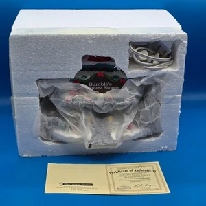Hawthorn Village Bumble Ornament Shoppe Shop Rudolph Christmas Village 2003 certificado de autenticidad - Imagen 1 de 12