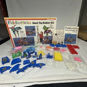 Marvel DC Fiddlesticks Giant Toy Builder Set VTG 1979 Knickerbocker Missing 12 - Picture 1 of 15