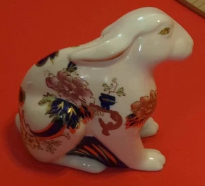 Mason's Blue Mandalay Rabbit Ornament rare piece no damage unverpackt - Bild 1 von 19