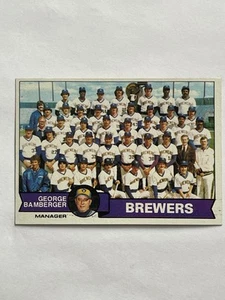 1979 MILWAUKEE BREWERS TEAM CARD # 577 UNMARKED EX/NM - Picture 1 of 2