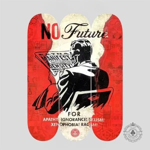 NO FUTURE by Shepard Fairey Skate Deck Set - Picture 1 of 1