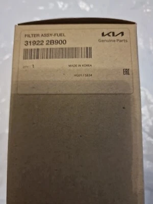 New Genuine Kia Optima Sorento Carens Diesel Fuel Filter Cartridge 319222B900 - Image 1 of 2