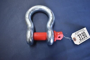 1" UNA PULGADA GRILLETE HENDIDURA 8,5 TONELADAS ELEVACIÓN 8,5T Lote 3190 - Imagen 1 de 5