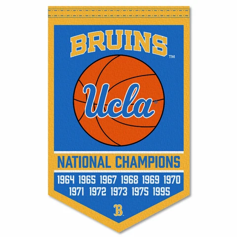 UCLA Bruins Basketball National Champions Banner Flag Cover