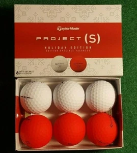 TAYLORMADE PROJECT S HOLIDAY EDITION MATTE GOLF BALL ONE DOZEN!!! BRAND NEW!!!! - Picture 1 of 1