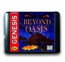 Sega Beyond Oasis Cartridge Game 16 Bit MD Card Mega Drive Genesis US EU Version