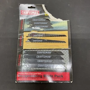 9 PIECE NEW CRAFTSMAN TOOLS RECIPROCATING SAW BLADES 28990 - BLADE PACK open box - Picture 1 of 5