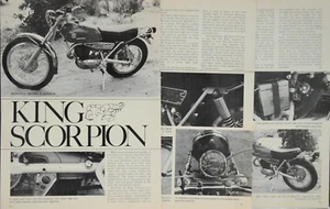 Montesa King Scorpion 4pg articolo di prova moto originale - Foto 1 di 1