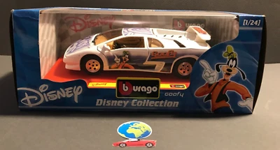 Bburago Lamborghini Goofy Disney, automodello scala 1:24 - 1:25, vintage (1084) - Immagine 1 di 4