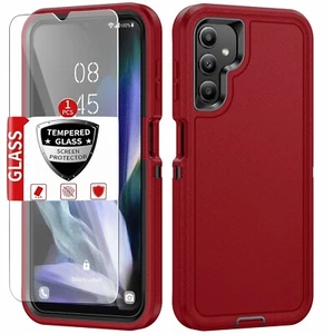 Rugged Shockproof Phone Case with Screen Protector fr Galaxy A16 5G A15 A54 A53 - Picture 1 of 57