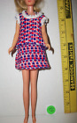 Vintage 1960S Mod Shillman Clone Knit Outfit Fits Francie & Barbie A6 No Dolls