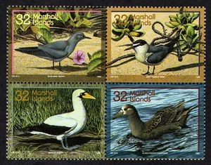 MARSHALL ISLANDS, SCOTT # 603, MNH BLOCK - NATIVE BIRDS, YEAR 1996 - Bild 1 von 1