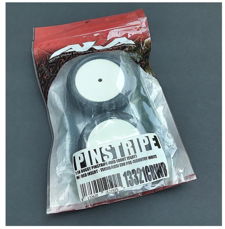 AKA 13321CRWB 1/10 Front Clay Tire Wheel Tekno Losi EVO Pre-Mounted 1pr (2) NIB - Image 1 of 1